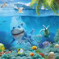 Foshan Good Price Design Underwater World Wall Tiles 3D